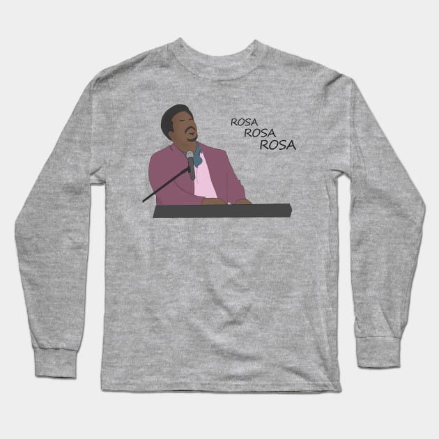 Rosa Rosa Rosa Long Sleeve T-Shirt by LilbrownieA